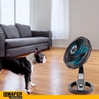 Ventilador De Mesa Britânia 174w Bvt491 40cm 10 Pás Cor da estrutura Preto Cor das pás Verde Diâmetro 40 cm Material das pás Plástico