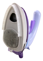 Mini Ferro De Passar Vapor Vertical LM LM-716 Viagem Patchwork Cor Lilás