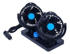Mini Ventilador De Carro Caminhão Duplo 12v Painel Estrutura Preto Pás Preto Diâmetro 10 cm Material das pás Plástico Quantidade de pás 5 110V/220V