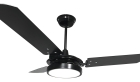 Ventilador De Teto Valen Ventex Preto Led