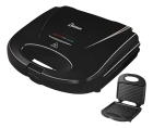 Sanduicheira Grill 2 Em 1 Lanche Chapa Tostex Misteira Belakaza 800w Cor Preto
