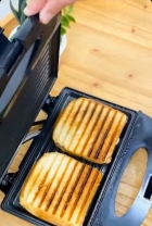 Sanduicheira Grill 2 Em 1 Lanche Chapa Tostex Misteira Belakaza 800w Cor Preto