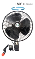Ventilador Automotivo Caminhão Carro Vans Trailers 12v 8 Pol