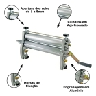 Cilindro Manual De Massa Mirella 35cm Aluminio