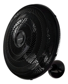 Ventilador Oscilante De Parede Ventisol New 3 Pás 50cm 1300rpm Preto