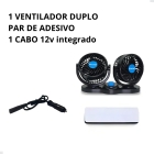 Mini Ventilador Carro Automotivo Portatil 12v Ponta Material Diâmetro 12 cm