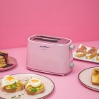 Torradeira Britânia Rosa 6 Níveis De Tostagem 750w