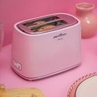 Torradeira Britânia Rosa 6 Níveis De Tostagem 750w