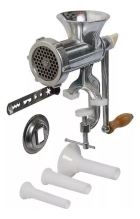 Moedor Carne Bestfer Fazer Hambúrguer Manual Embutidos Linguiça 10mm