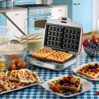 Máquina Para Waffle Retrô Party Time Vermelha Ariete Cor Vermelho