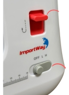 Máquina Costura Agulha Dupla Bainha Importway Luz E Cortador