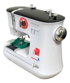 Máquina Costura Agulha Dupla Bainha Importway Luz E Cortador