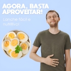 Cozedor De Ovos Aquecedor Ovos Port&aacute;til Pr&aacute;tico Cozinha Cor Branco