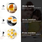 Cozedor De Ovos Aquecedor Ovos Port&aacute;til Pr&aacute;tico Cozinha Cor Branco