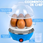 Cozedor De Ovos Aquecedor Ovos Port&aacute;til Pr&aacute;tico Cozinha Cor Branco