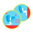 Ventilador De Mesa E Parede Personal Fan Fame 20w Preto 3 Pás Diâmetro 18cm