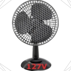 Ventilador De Mesa E Parede Personal Fan Fame 20w Preto 3 Pás Diâmetro 18cm
