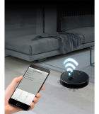 Aspirador Robô Connectgyro I5c Passa Pano Preto Midea