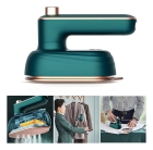 Mini Ferro El&eacute;trico Port&aacute;til Molhado E Seco Dobr&aacute;vel Cor Verde