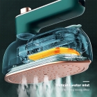 Mini Ferro El&eacute;trico Port&aacute;til Molhado E Seco Dobr&aacute;vel Cor Verde