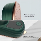 Mini Ferro El&eacute;trico Port&aacute;til Molhado E Seco Dobr&aacute;vel Cor Verde