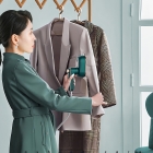 Mini Ferro El&eacute;trico Port&aacute;til Molhado E Seco Dobr&aacute;vel Cor Verde