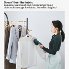 Mini Ferro El&eacute;trico Port&aacute;til Molhado E Seco Dobr&aacute;vel Cor Verde