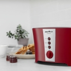 Torradeira Britânia Tosta Pane 3 Em 1 Inox 7 Níveis 850w Cor Vermelho
