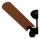 Ventilador Teto Ventura 3 Pás 3 Velocidades Ventidelta Estrutura Preto Pás Mogno Diâmetro 95 " Frequência 50 Hz Material das pás MDF