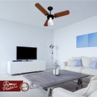 Ventilador Teto Ventura 3 Pás 3 Velocidades Ventidelta Estrutura Preto Pás Mogno Diâmetro 95 " Frequência 50 Hz Material das pás MDF