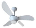 Ventilador de Teto Ventisol Mistral Inverter LED 3 P&aacute;s 90cm Branco Controle Remoto