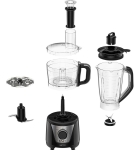 Multiprocessador De Alimentos Oster Black 4 Em 1 - Cor Preto