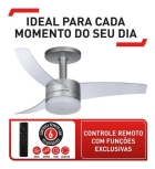 Ventilador De Teto Arno Ultimate Prata Vx15