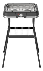 Churrasqueira Elétrica Britânia Bcq90 Com Suporte 1500w Cor Preto