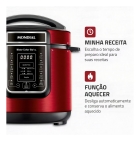 Panela De Pressão Elétrica Digital 6l Mondial Vermelho Pe-60-6l-I