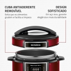 Panela De Pressão Elétrica Digital 6l Mondial Vermelho Pe-60-6l-I