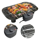 Churrasqueira Elétrica Portátil Interna Sem Fumaça Grelhador Cor Preto