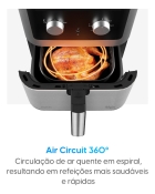 Fritadeira El&eacute;trica Chrome Fry Inox Elgin 8l Airfryer