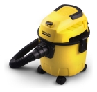 Aspirador de Pó e Água Kärcher WDL 1 1500W Tanque 10L Alcance de 7,5 m Filtro Lavável e Função Soprador