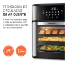 Fritadeira Air Fryer Forno Oven 12L Mondial 2000W AFON-12L-BI-BC