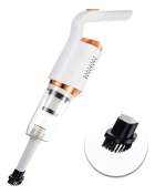 Aspirador De Pó Portátil Sem Fio Limpeza Manual Uso Domestic Cor Branco