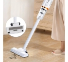 Aspirador De Pó Portátil Sem Fio Limpeza Manual Uso Domestic Cor Branco