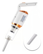 Aspirador De Pó Portátil Sem Fio Limpeza Manual Uso Domestic Cor Branco