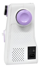 Máquina Costura Lanmax Lm-300 Eletrônica 24 Pontos - Cor Branco c/ Lilás