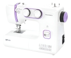 Máquina Costura Lanmax Lm-300 Eletrônica 24 Pontos - Cor Branco c/ Lilás