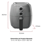 Fritadeira Elétrica WAP Family Antiaderente 4L 1500w