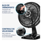 Ventilador de Mesa 40cm Turbo Mondial 140W NVT-40-8P-B