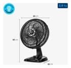 Ventilador de Mesa 40cm Turbo Mondial 140W NVT-40-8P-B