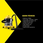 Aspirador de Pó e Água Kärcher WDL 1s 1700W Tanque 12L Alcance de 7,5 m Filtro HEPA e Função Soprador