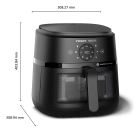 Fritadeira Airfryer Digital Série 2000 XL Preta 1700W - NA230 Philips Walita